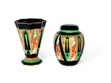 Crown Devon, An 'Orient' Earthenware Ginger Jar and Cover, circa 1932, An 'Orient' Earthenware Ginger Jar and Cover, circa 1932