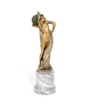 'The Spanish Dancer': An Art Deco Bronze Figural Sculpture by Maurice Guiraud-Rivière, circa 1925, 'The Spanish Dancer': An Art Deco Bronze Figural Sculpture, circa 1925, sold Aug 2020