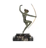 Marcel Bouraine, 'Diana': An Art Deco Figural Sculpture