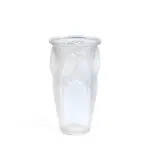 A Pre-War 'Ceylan' Vase, design introduced in 1924 by René Lalique, opalescent glass, press-moulded, frosted and polished with  remnants of grey staining, sold Aug 2020