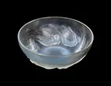 An 'Ondines' Bowl, designed 1921 by René Lalique, opalescent glass, mould-pressed, frosted and polished, sold Aug 2020