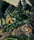 Richard Seewald, Haus in den Bergen bei Ascona