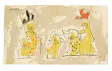 Ghosties by Lyonel Feininger, Aquarell und Tuschfeder auf Bütten, sold May 2008