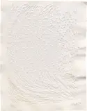 Ohne Titel (aus: „Meine Kindheit - Schmerz und Heilung“) by Günther Uecker, 1997, Prägedruck auf Bütten, sold Jun 2026