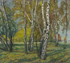 Philipp Franck, Am Heiligensee (Potsdam), 1942, Öl auf Leinwand