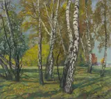 Philipp Franck, Am Heiligensee (Potsdam), 1942, Öl auf Leinwand
