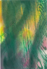 Katharina Grosse, Ohne Titel, 2007, Monotypie auf Velin