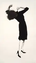 Robert Longo, Ellen, 1999, Lithographie auf Velin