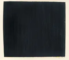 Alberta Hunter by Richard Serra, 1985, Ölkreide über Siebdruck auf beschichtetem Arches-Velin, sold May 2011