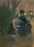 Franz Skarbina, Weihnachtsmarkt