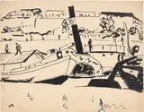 Ernst Ludwig Kirchner, Elbzillen und Schlepper