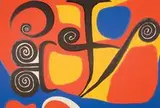 ABC by Alexander Calder, Color lithograph, sold Jun 2007