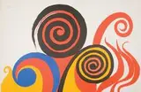 Concentric Circles by Alexander Calder, Color lithograph, sold Jun 2007