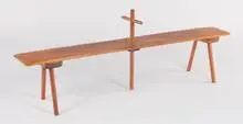 Jan De Swart, Bench, Carved wood