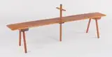 Jan De Swart, Bench, Carved wood