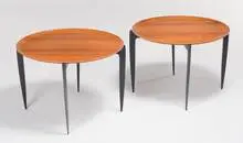 Willumsen & Engholm, Collapsible occasional tables (2), 1962, Fritz Hansen