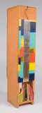 Jan De Swart, Lighted cabinet, Wood and colored plastic