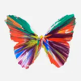 Butterfly Spin Painting (Created at Damien Hirst Spin Workshop) by Damien Hirst, United Kingdom, sold Nov 2019