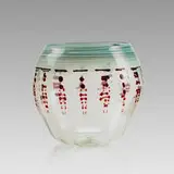 Seafoam Green and Oxblood Basket by Dale Chihuly, sold Sep 2019