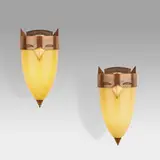 Dan Dailey, Pair of Owl sconces