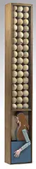 48 by Varujan Boghosian, 1968, mixed media wood construction, sold Nov 2002