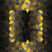 Meh by Victor Vasarely, 1968, screenprint, sold Nov 2002