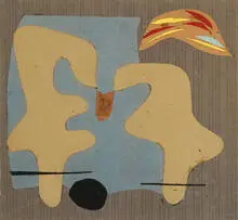 Ilya Bolotowsky, untitled, c.1935, paper collage