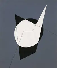 Charles Green Shaw, Abstract in Black, White and Grey, 1940, oil on canvas