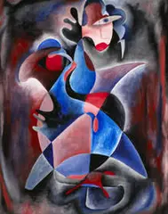 Karl Gasslander, untitled, oil on canvas board