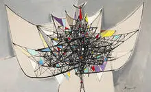 Richard Koppe, Winged Web, 1951, oil on canvas