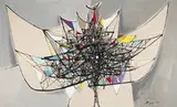 Richard Koppe, Winged Web, 1951, oil on canvas