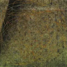 untitled by Harry Bertoia, c. 1945, monoprint, sold May 2002