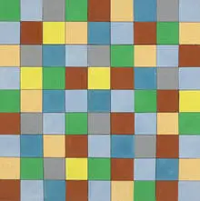 Egyptian Gardens by Charmion Von Wiegand, 1965, gouache on paper, sold May 2002