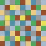 Charmion Von Wiegand, Egyptian Gardens, 1965, gouache on paper