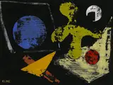 Franz Kline, untitled, colored block print