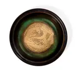 Just Andersen, A Large 'George and the Dragon' Patinated Bronze Dish, circa 1930, A Large 'George and the Dragon' Patinated Bronze Dish, circa 1930