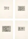 Louise Bourgeois, Quarantania“. 1942-48/1990, 9 Radierungen auf Velin, in originaler Leinenkassette