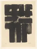 Pierre Soulages, Eau-forte Xb, 1957, Radierung auf Arches-Velin