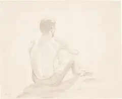 Erik by Alex Katz, 1992, Bleistift auf Velin, sold Nov 2025
