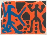 A. R. Penck, Sendero luminosos I, Acryl auf Leinwand