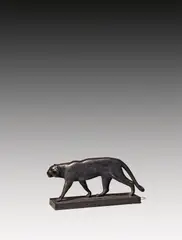 Fritz Behn, Panther, 1909, Bronze mit dunkelbrauner Patina