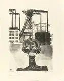 Conrad Felixmüller, Kohlenbergarbeiter, 1920, Lithografie auf Papier