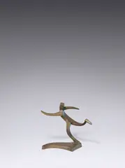 William Wauer, Der Schlittschuhläufer, 1916, Bronze mit brauner Patina
