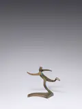 William Wauer, Der Schlittschuhläufer, 1916, Bronze mit brauner Patina