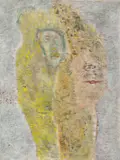 Gerhard Altenbourg, Die lachende Maske des Melancholikers, 1962, Öl auf Leinwand