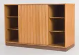 Edward Wormley, MR cabinet, c. 1950, Bleached mahogany