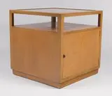 Edward Wormley, End table with door, c. 1948, Dunbar