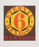 Eternal Hexagon (from Ten Works by Ten Painters) by Robert Indiana, 1964, Color screenprint, sold Jun 2007