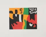 Stuart Davis, Untitled (from Ten Works by Ten Painters), 1964, Color screenprint