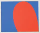 Red/Blue (from Ten Works by Ten Painters) by Ellsworth Kelly, 1964, Color screenprint, sold Jun 2007